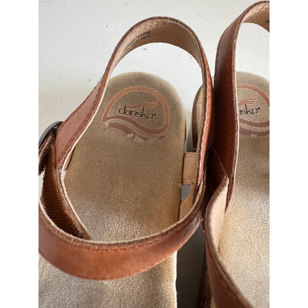 Dansko Season camel tan sandals size 37 (6.5-7) - Picture 4 of 12